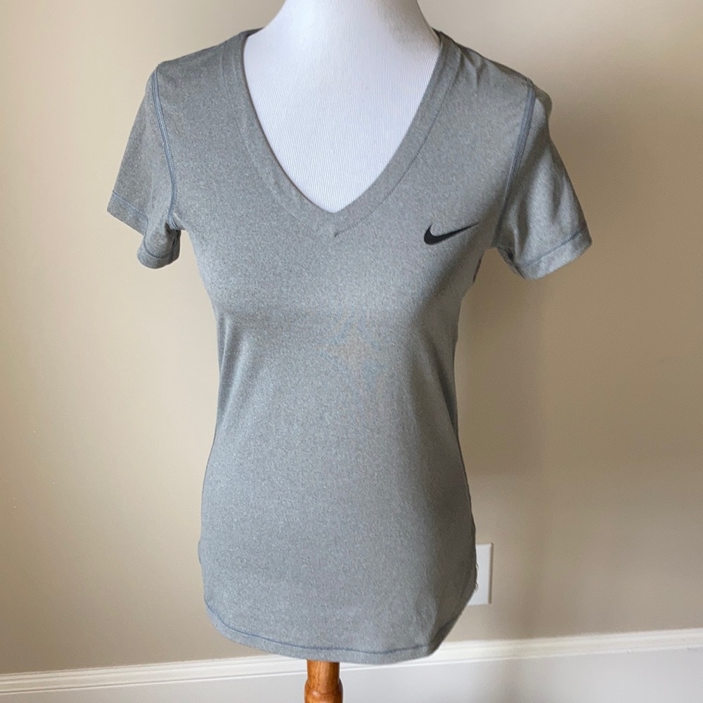 Nike gray dri-fit athletic shirt